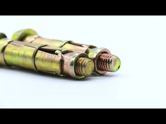 Karbon çelik renkli çinko kaplamalı koltuk genişleme çentiği delikli C / W Hex Nut & Wahser