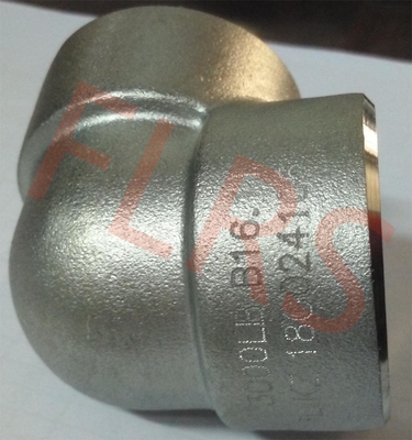 satın al ASME B16.11 Dövme Soket Kaynak Parçaları Sınıf 3000 90 Derece Dirsek A182 F316L online manufacture