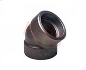 ASTM A105 Sıcak Daldırma Galvanizli Dövme Boru Hattı Uydurma Soket Kaynak Dirsek Karbon Çelik
