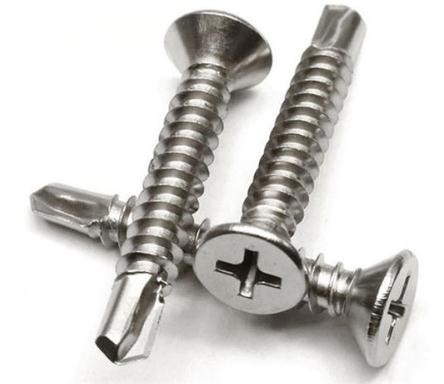 satın al Cross Socket Countersunk Head Self Drilling Screws for Sheet Metal 1022 Steel (Yüzgeçli Sokak Karşı Yere Batmış Baş) online manufacture