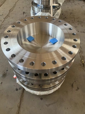 satın al Butt-Welding Connection Forged Steel Flange Raised Face Carbon Steel Material SA105N+FINE GRAIN Pipeline Sistemi için online manufacture