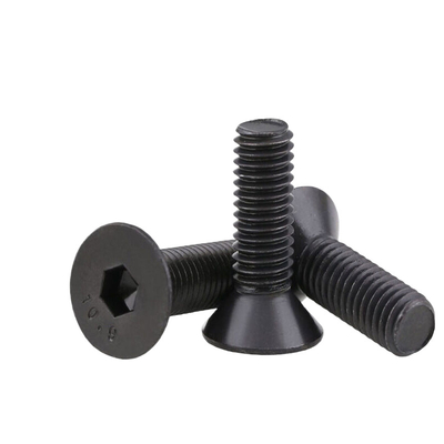 satın al Yüksek Güçlü Karbon Çelik Gr.10.9 Allen Countersunk Head Screw Full Thread Standart DIN7991 online manufacture