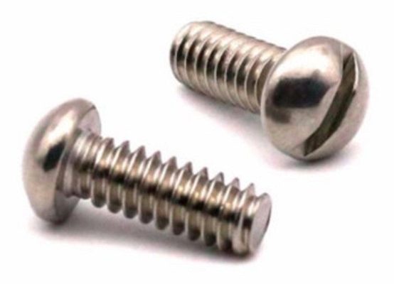 satın al ASME/ANSI B 18.6.3 / QJ2837 Tam iplik kaplama ile yuvarlak baş bult / makine vida online manufacture