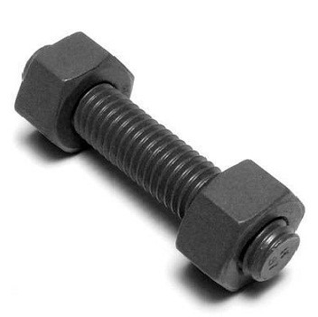 satın al ASTM A193 B7 Stud Bolt C/W ASTM A194 2H Ağır Hex Fındık ve Düz Yuvarlak Yıkama Makinası Çinko Kaplama online manufacture