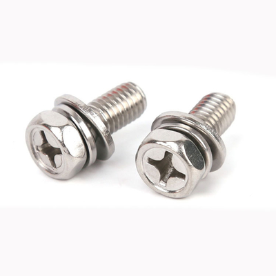 satın al GB 9074.13 Çapraz Çapraz Hex Bolt, Tek Bobinli Kilitli Çamaşır ve Basit Çamaşır Montajları online manufacture