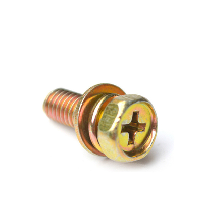 satın al Altıgen Başlı Renkli Çinko Kaplama Karbon Çelik 4.8 Gr. Bolt İnşaat için İndentasyon ve Bahar Yıkayıcı ile online manufacture