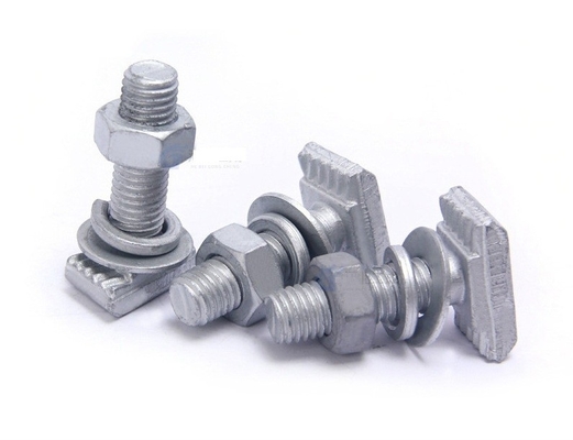 satın al HALFEN Slot Serrated Bolts Yüksek Güçlü Sıcak Dip Galvanize T Şekilli Perde Duvarı Dahili Kanal vidaları online manufacture