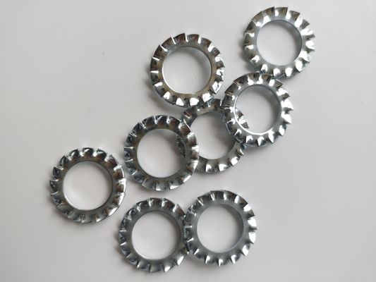 satın al Anti-loosening Mechanism Serrated Lock Washers External Teeth Çevrimiçi üretim