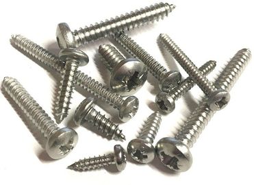 satın al Düz Pozi / PZ Tahrikli Çapraz Gömme Tava Başlı Kılavuz Vidası SS 304316 Made online manufacture