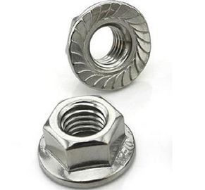 satın al Kaba / İnce Dişli Karbon Çelik / Paslanmaz Çelik Hex Flanş Somunları M5 - M20 online manufacture