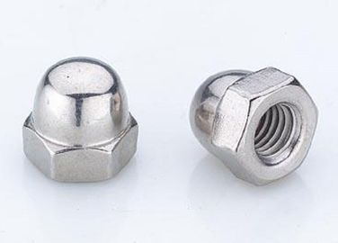 satın al İnşaat Endüstrisi İçin Üretilen Dişli Altıgen Kilit Somunu Paslanmaz Çelik / Karbon Çelik online manufacture
