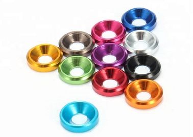 satın al Renkli Eloksallı Alüminyum Düz Yıkayıcı / Küresel Yıkayıcı DIN 6319 Standardı online manufacture