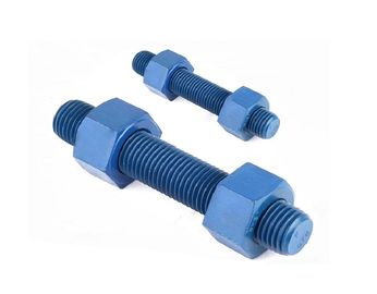 satın al PTFE SS 304 316 Çift Uçlu Cıvata, Somunlu Tam Dişli Saplama Cıvatası online manufacture