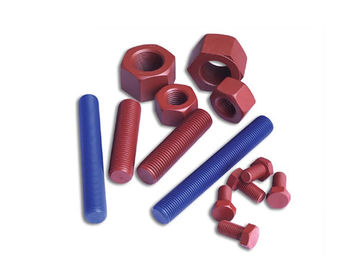 satın al Renkli PTFE Kaplamalı Çift Uçlu Cıvata Tam Dişli Standart / Standart Olmayan online manufacture