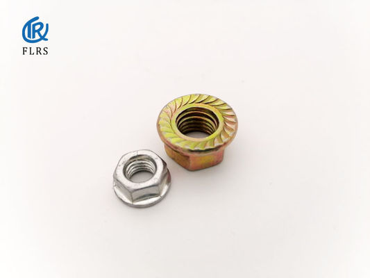 satın al Gr5 M6 Altıgen Başlı Tırtıklı Flanş Kilit Somunu DIN6923 Düz Kaplama online manufacture