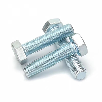 M2 - M72 Elektrogalvanizleme Karbon Çelik Altıgen Başlı Cıvata Tam Dişli