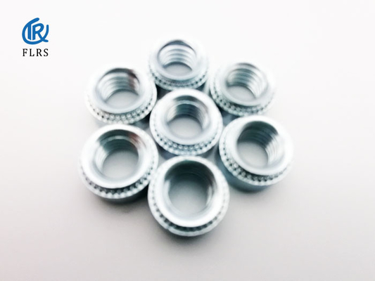 Galvanizli PE Standart Karbon Çelik Yuvarlak Şekil Şasi Dolapları için Kendini Sıkıştırıcı Fındık Yaprak Metal Endüstrisi