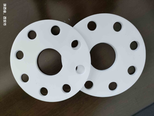 ASME B16.21 Metal olmayan PTFE Düz Gasketi Düz Yüzlü Boru Flanşları için Beyaz Renk