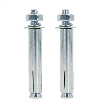 Çatlak Yumruğu Tipine Dayanış Anker vidaları / Galvanizli Filmiş Çubuk Dış Hex Fındık yıkayıcı