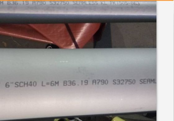Dikişsiz SCH10 ASTM A790 12m Dubleks Paslanmaz Çelik Boru